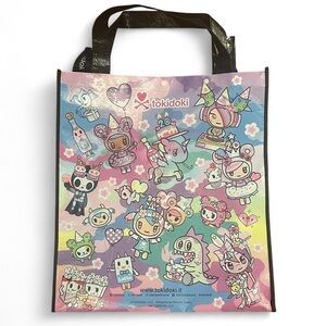 Tokidoki Pastel Character Tote with Black Handles